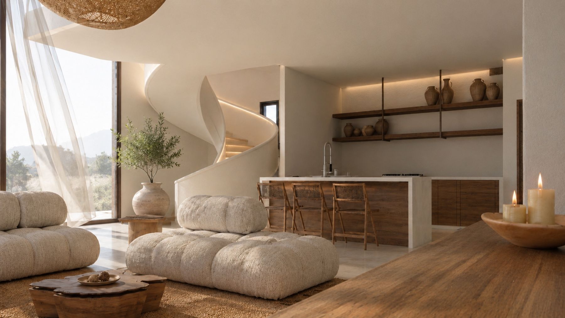 Kitchen & living